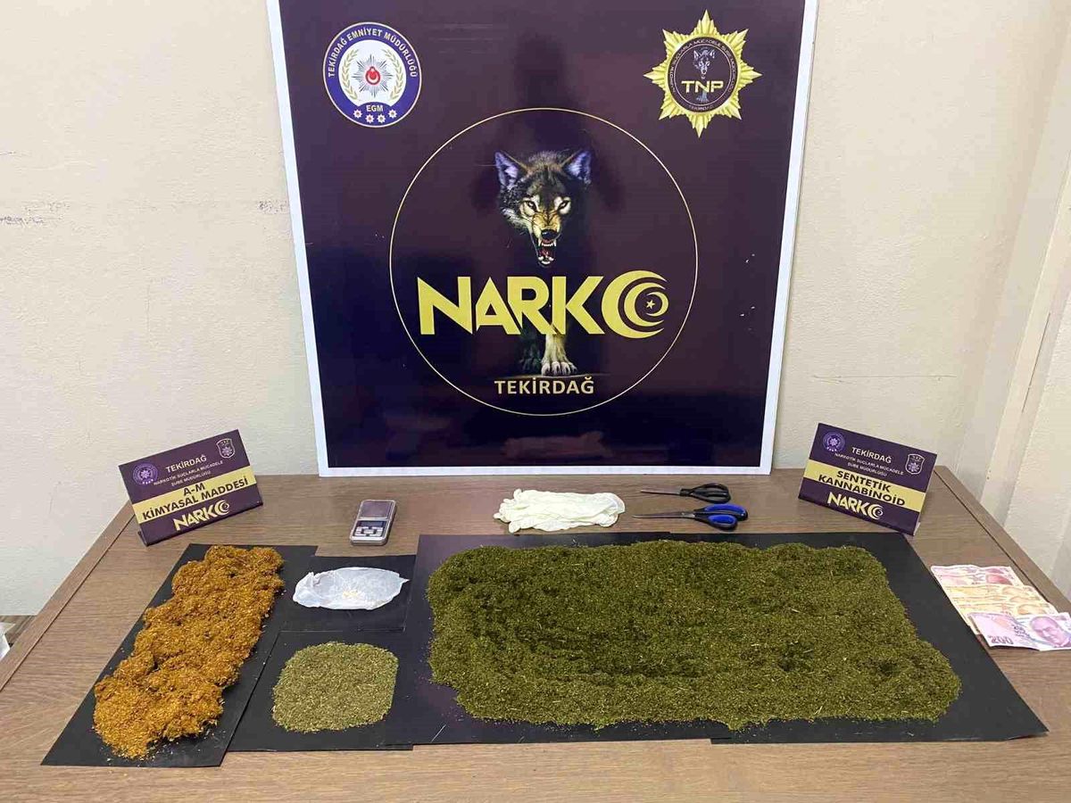 Tekirdağ\'da Uyuşturucu Operasyonu: Önemli Miktarda Madde Ele Geçirildi