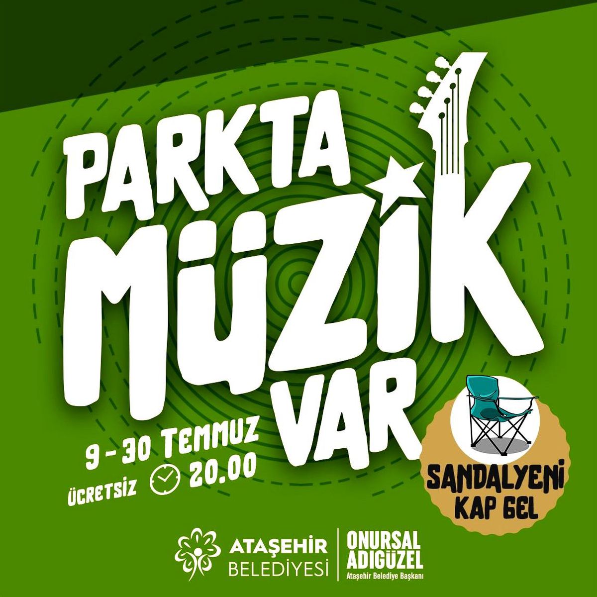Ataşehir Belediyesi Parklarda Müzik Var Etkinlikleri Başlıyor