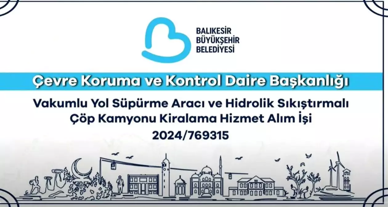 Balıkesir Büyükşehir Belediyesi İhaleleri Canlı Yayınlanıyor