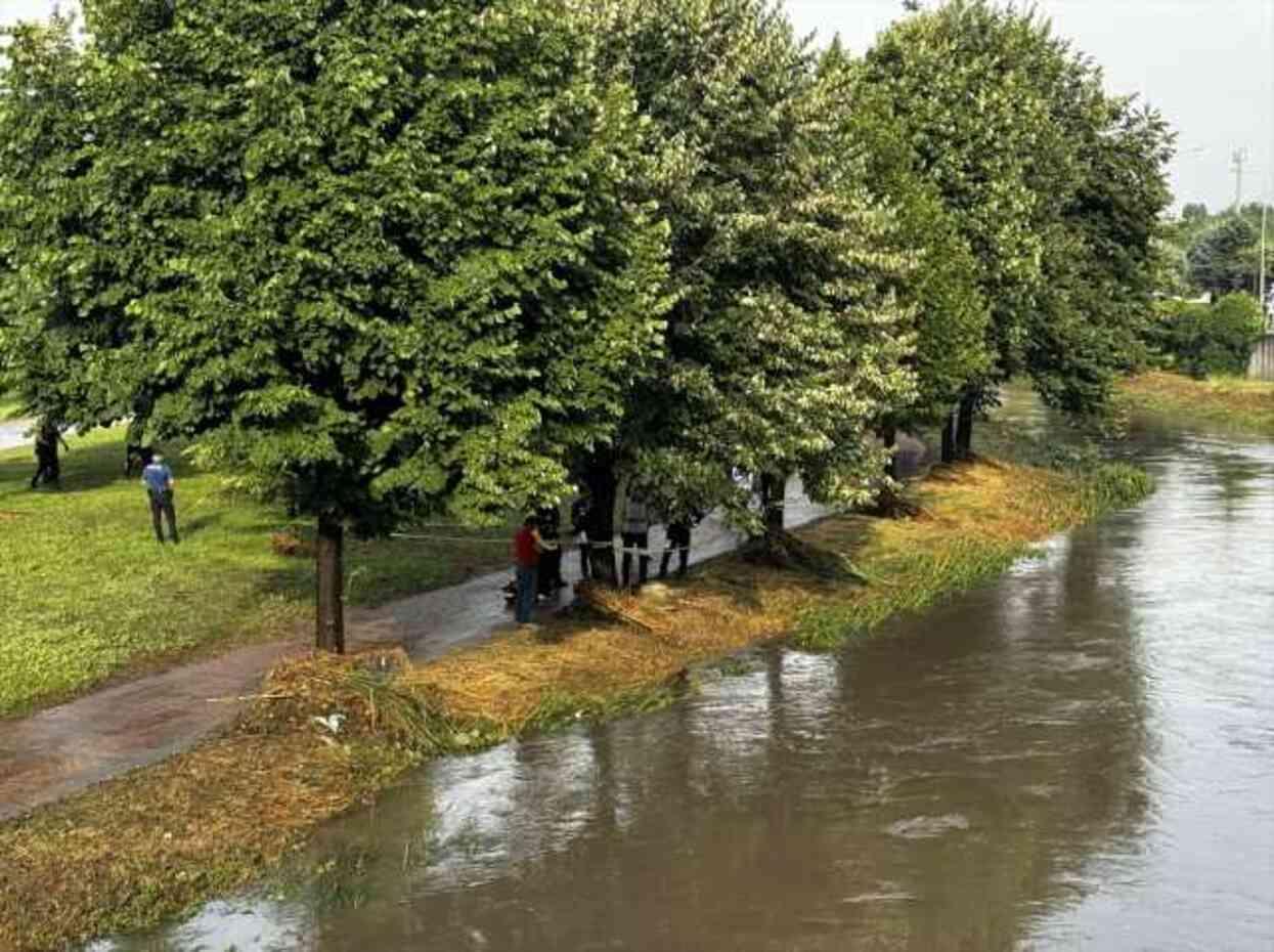 Bursa'da yağmur sularının yükselttiği derede erkek cesedi bulundu