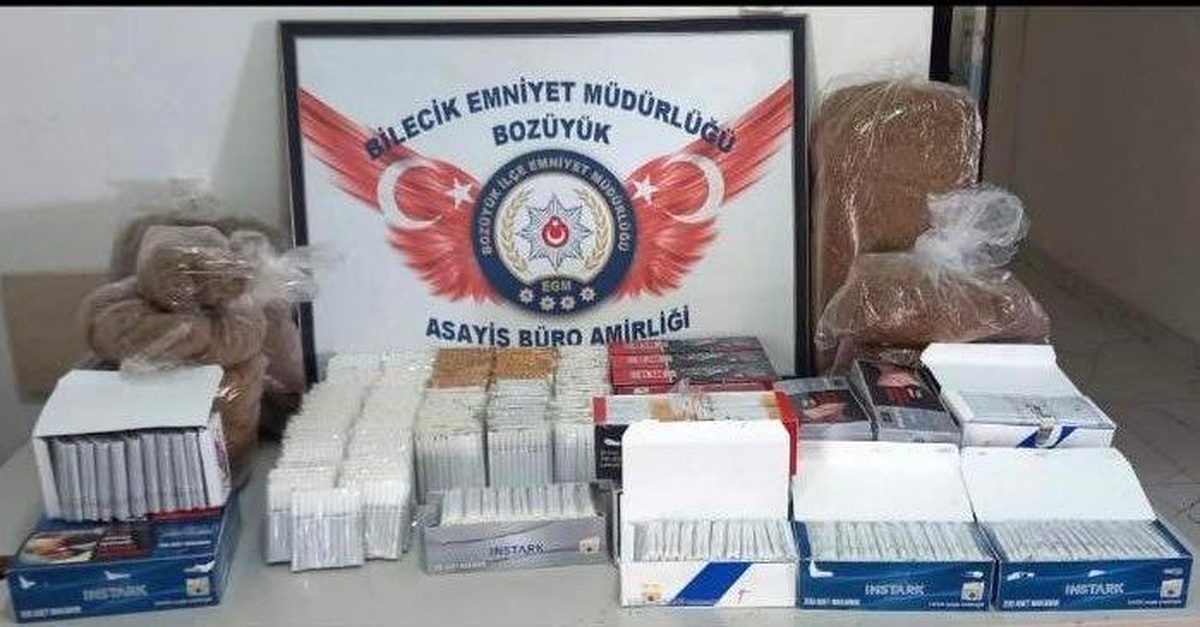 Bozüyük\'te Kaçakçılara Büyük Vurgun: 13 Bin 314 Kilogram Tütün Ele Geçirildi