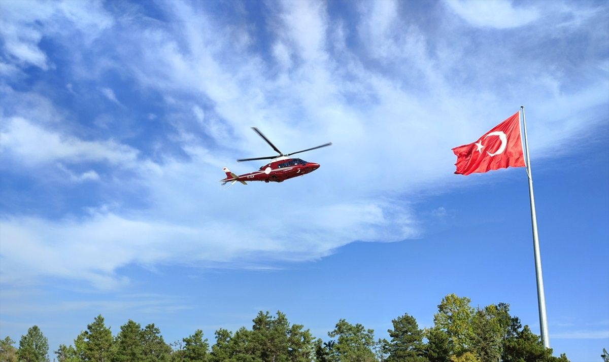 Seydişehir\'de Nefes Alma Zorluğu Çeken 1 Günlük Bebek Ambulans Helikopterle Hastaneye Götürüldü