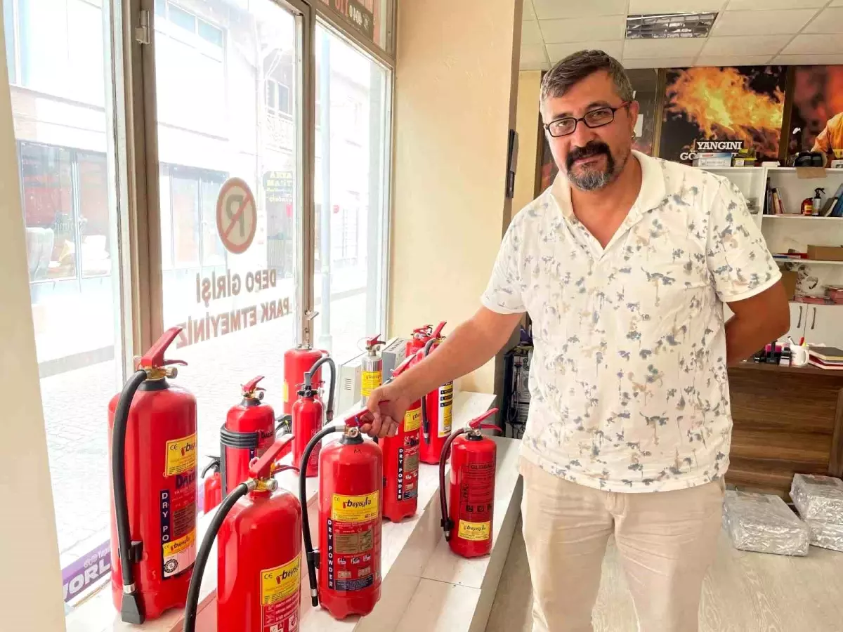 Eskişehir\'de Yangın Söndürme Cihazı Tedarikçileri Uyarıyor