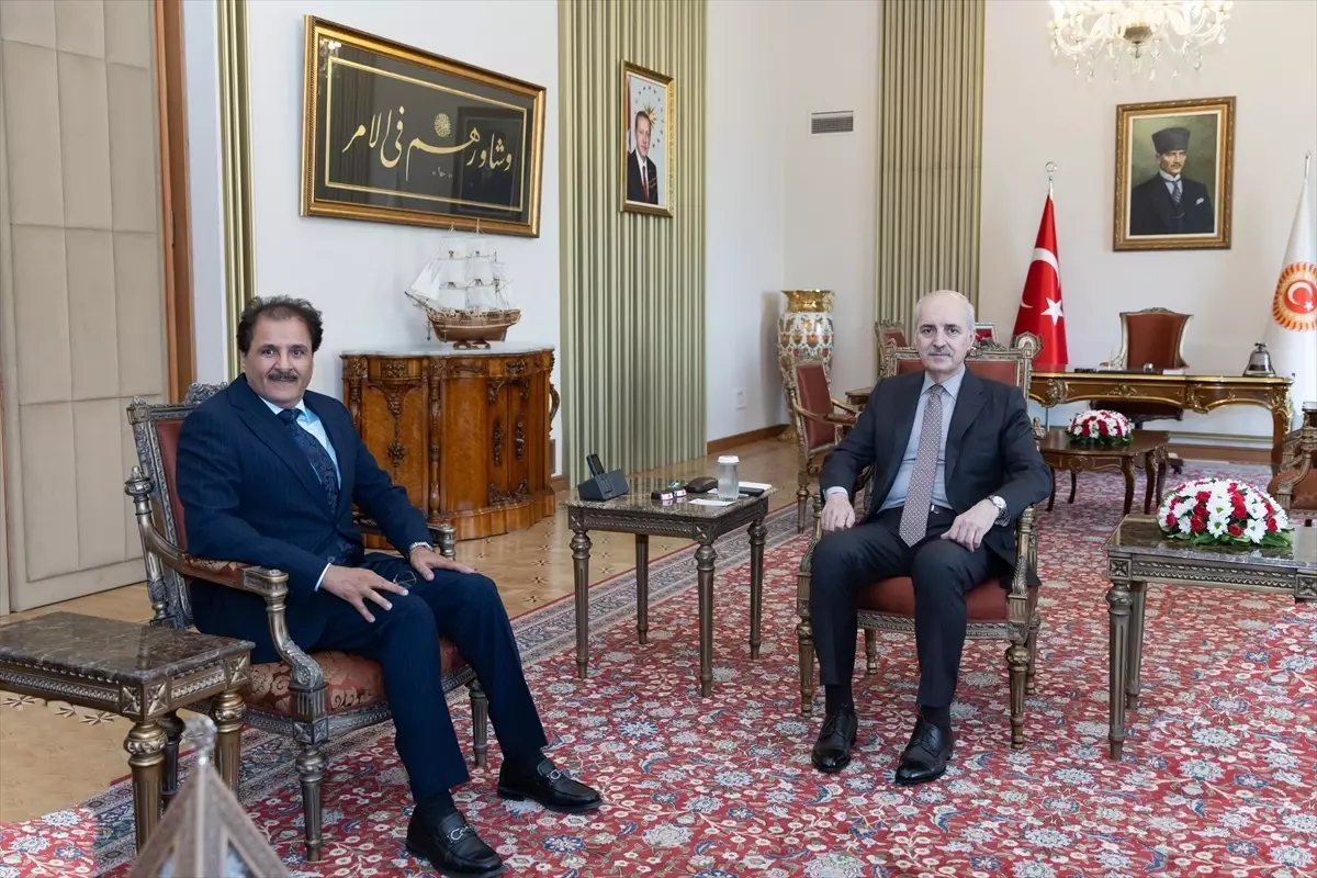 TBMM Başkanı Numan Kurtulmuş, Kuveyt Büyükelçisi\'ni kabul etti