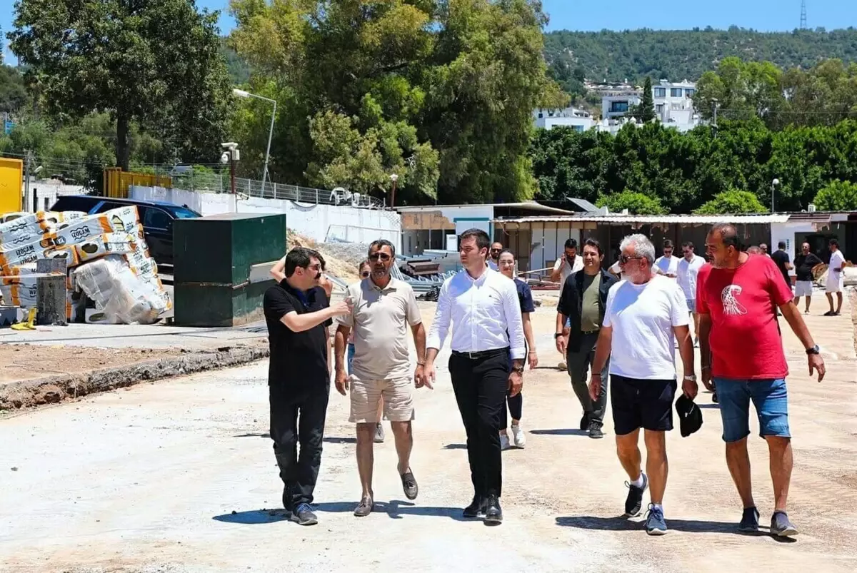 Bodrum FK Stadyumunda Tadilat Çalışmaları Devam Ediyor