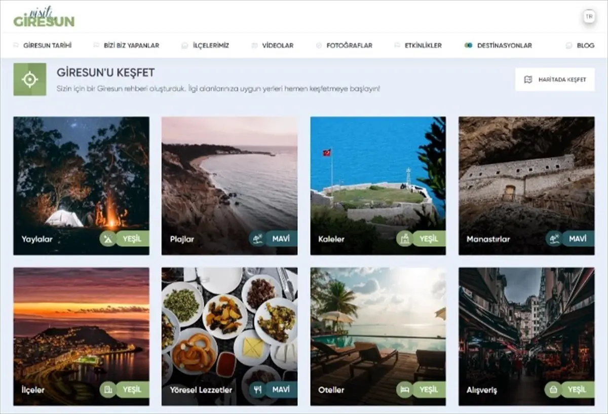 Giresun\'un tarihi ve turistik yerleri dijital medyada tanıtılıyor