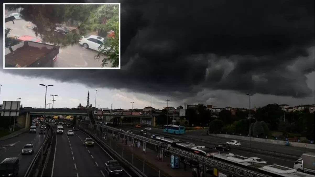 İstanbul sular altında! Yağmur bir anda bastırdı, vatandaşlar zor anlar yaşadı