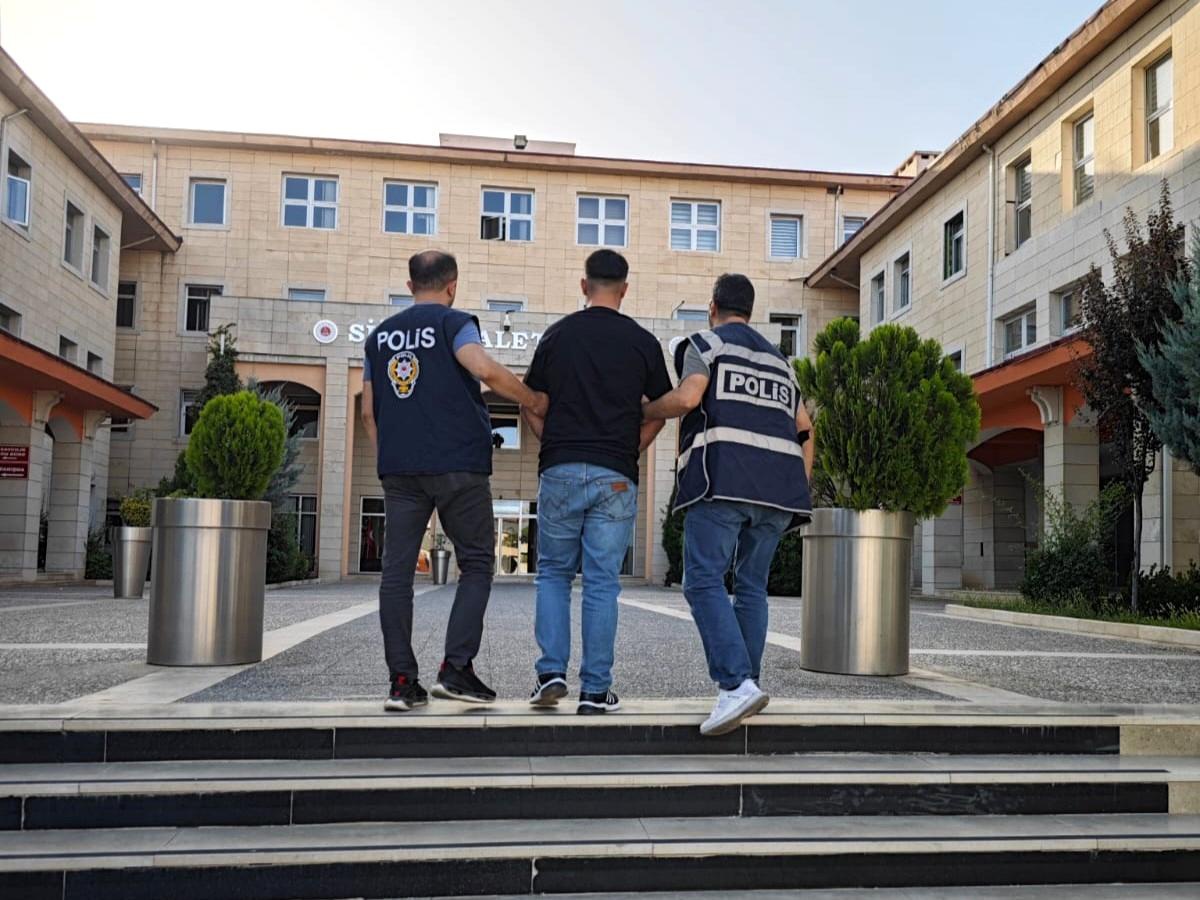 Siirt\'te 12 yıl kesinleşmiş hapis cezası bulunan B.E. yakalandı