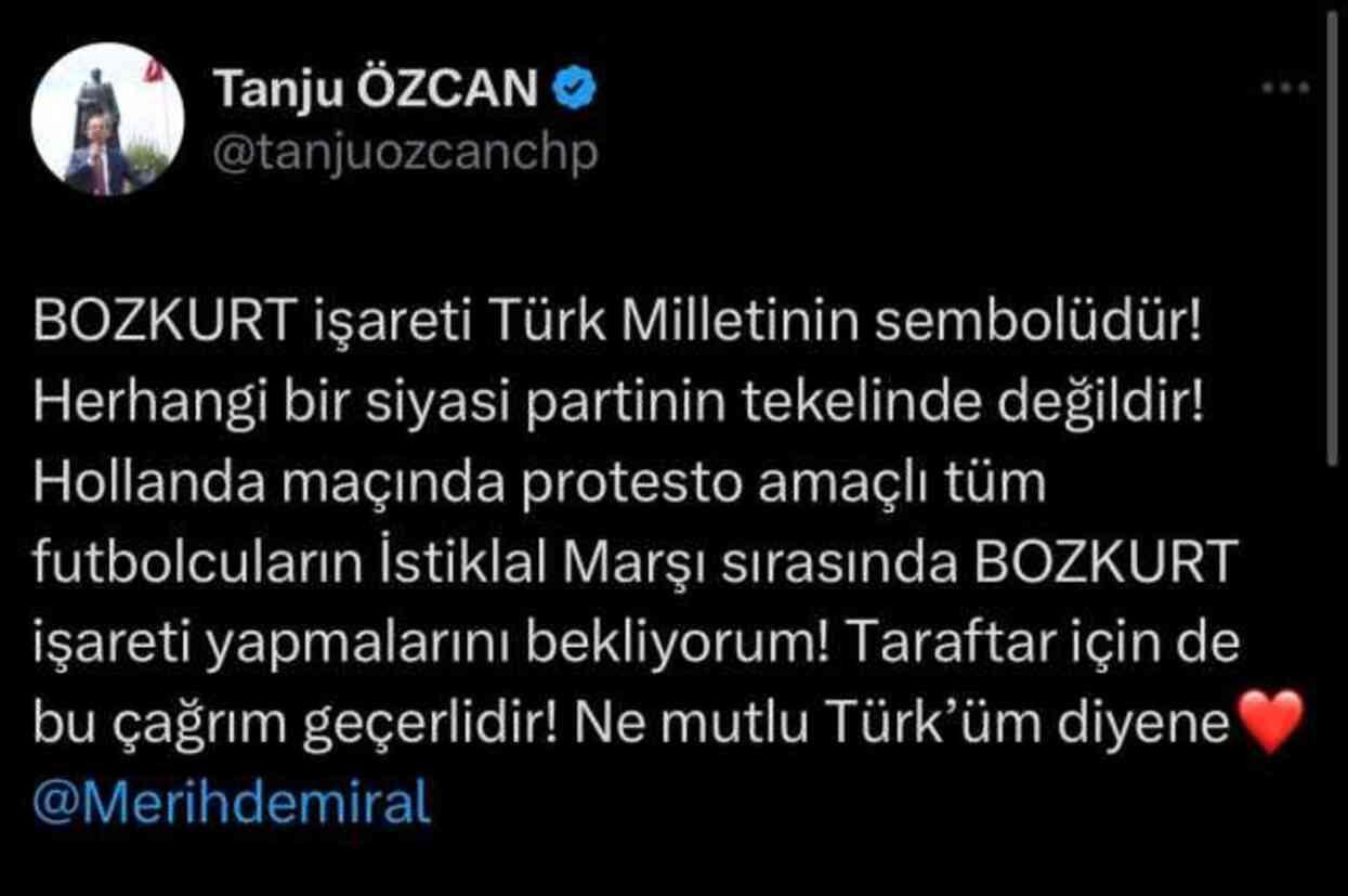 Tanju Özcan, bozkurt işareti yaptığı için ceza alan Merih Demiral'ın heykelini dikecek