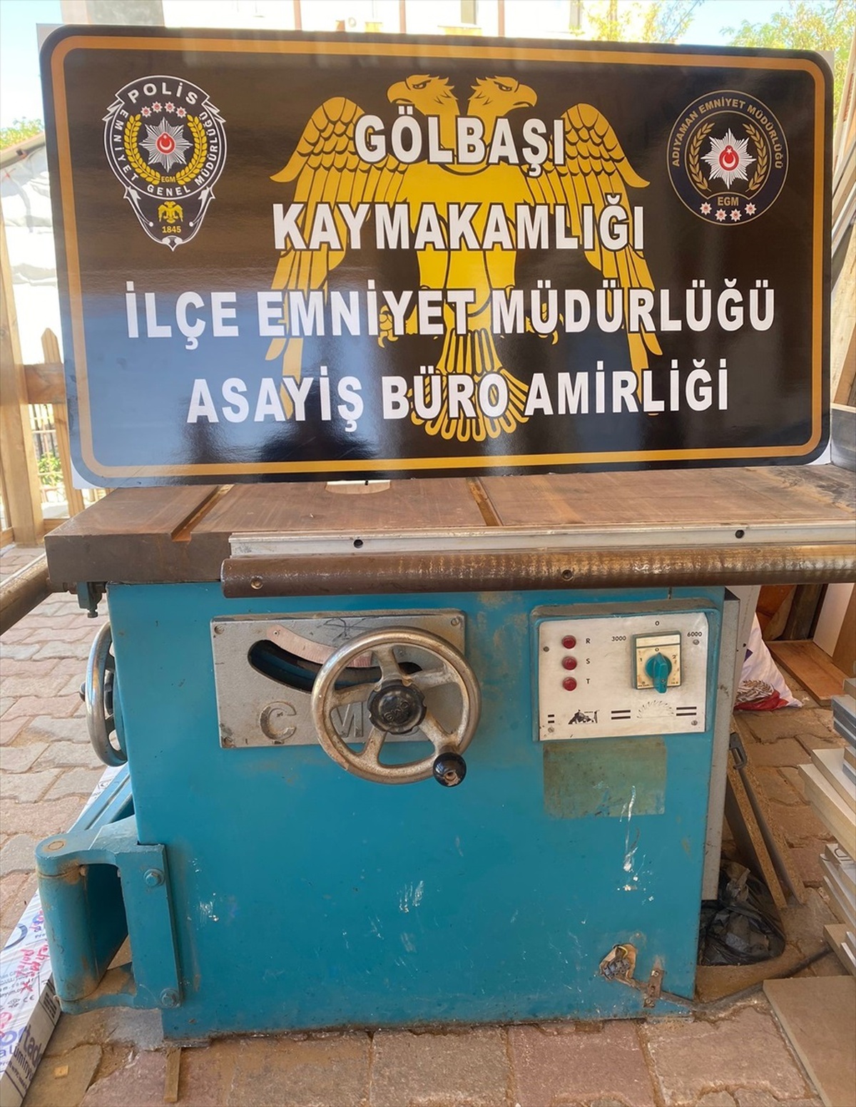 Adıyaman\'da Ahşap Kesme Makinesi Hırsızlığı