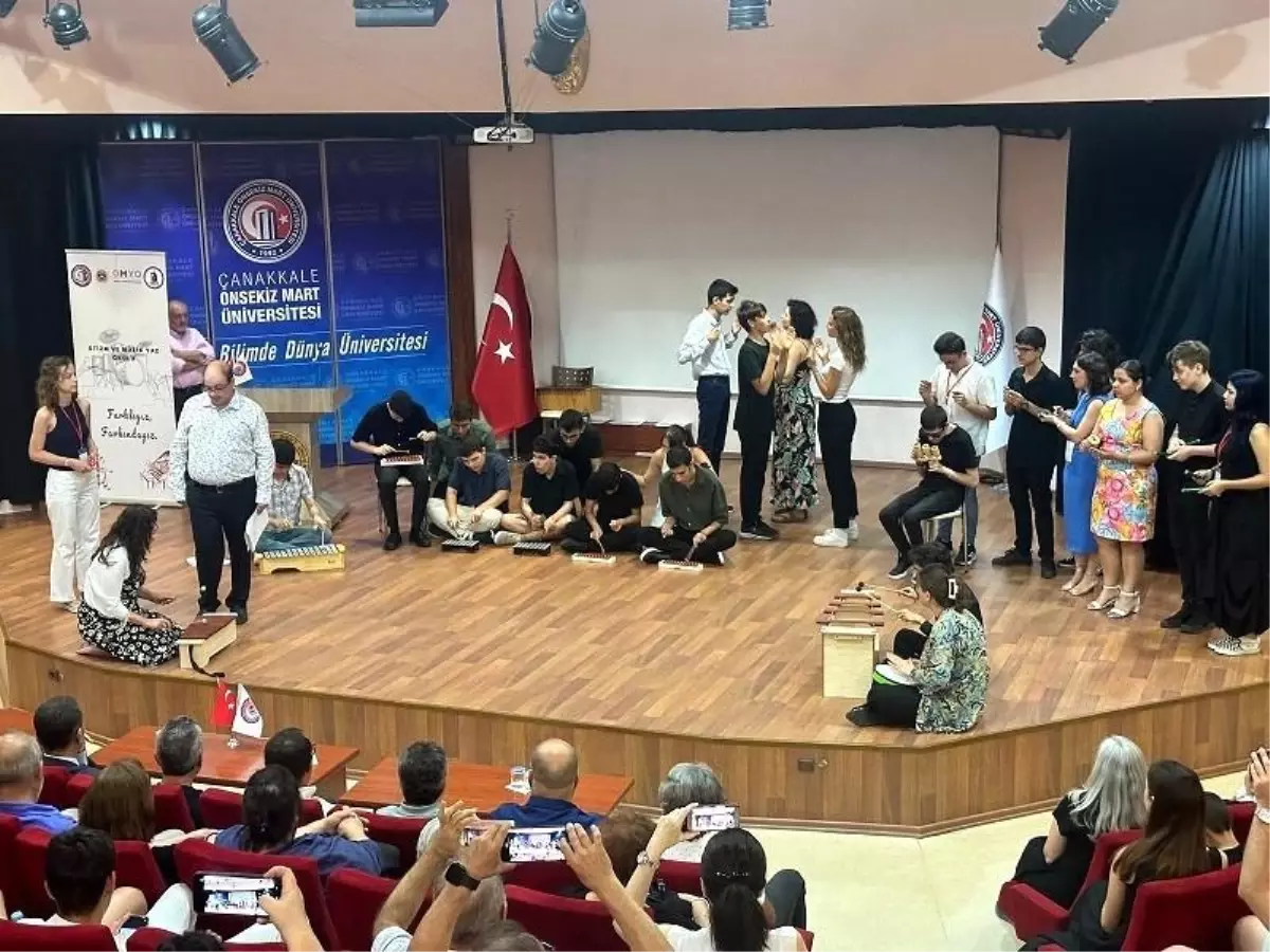 ÇOMÜ Otizm ve Müzik Yaz Okulu öğrencilerinden gala konseri