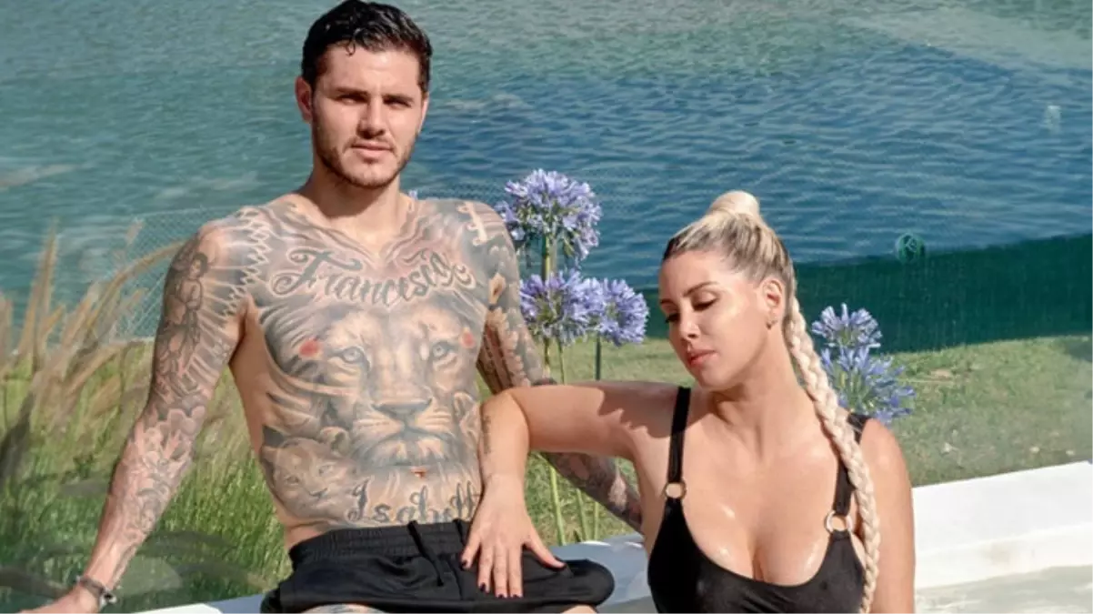 Sınır tanımayan Wanda Nara, Mauro Icardi\'yle banyodan çırılçıplak video paylaştı