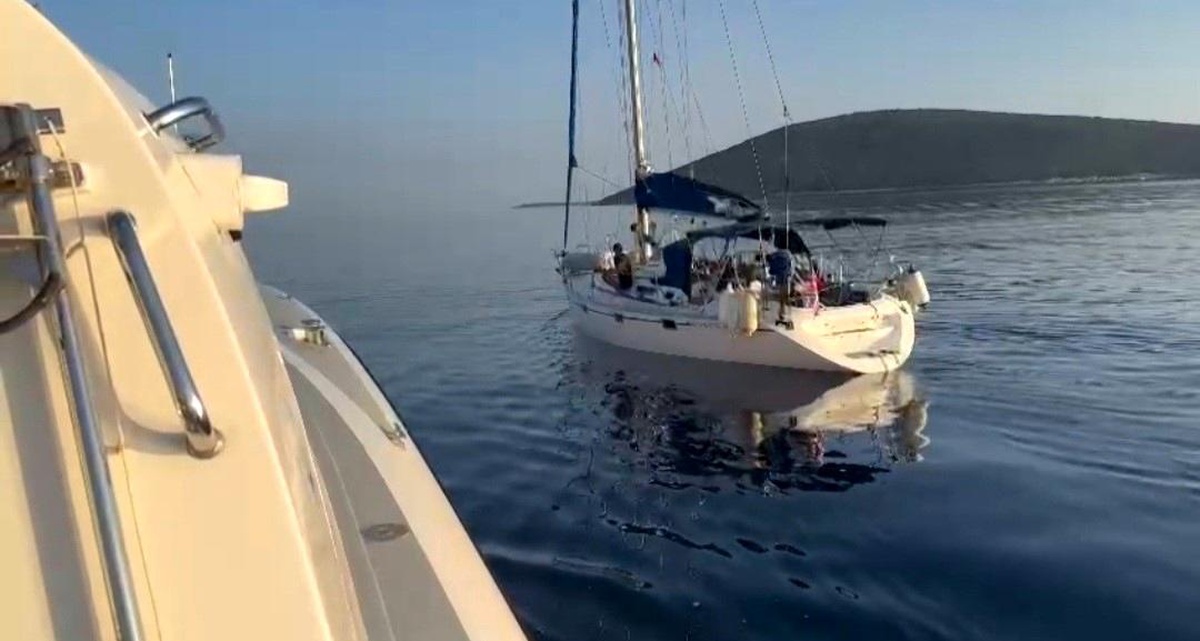 Bodrum\'da 22\'si çocuk 68 düzensiz göçmen yakalandı