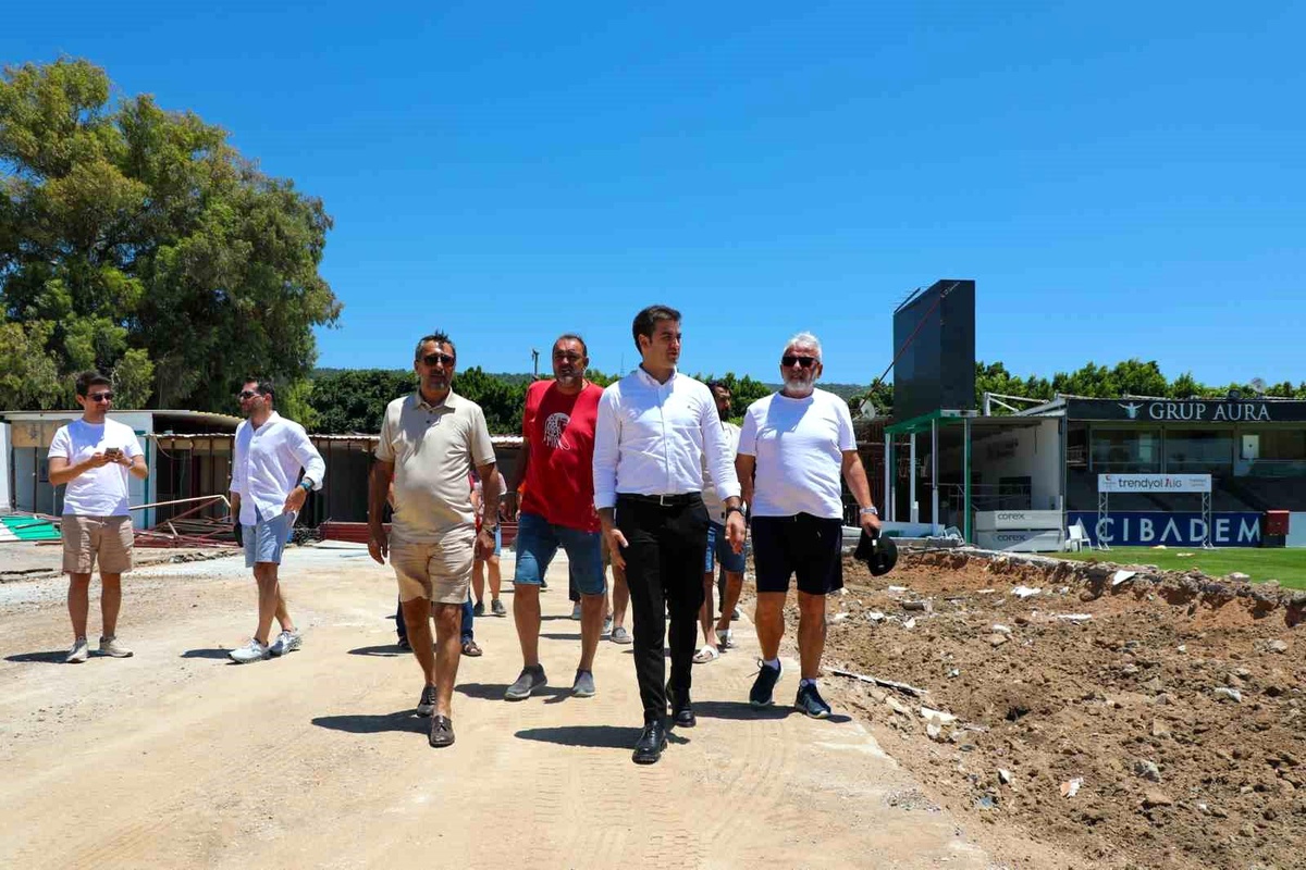 Bodrum FK Stadyumu TFF ve UEFA Standartlarına Uygun Hale Getiriliyor