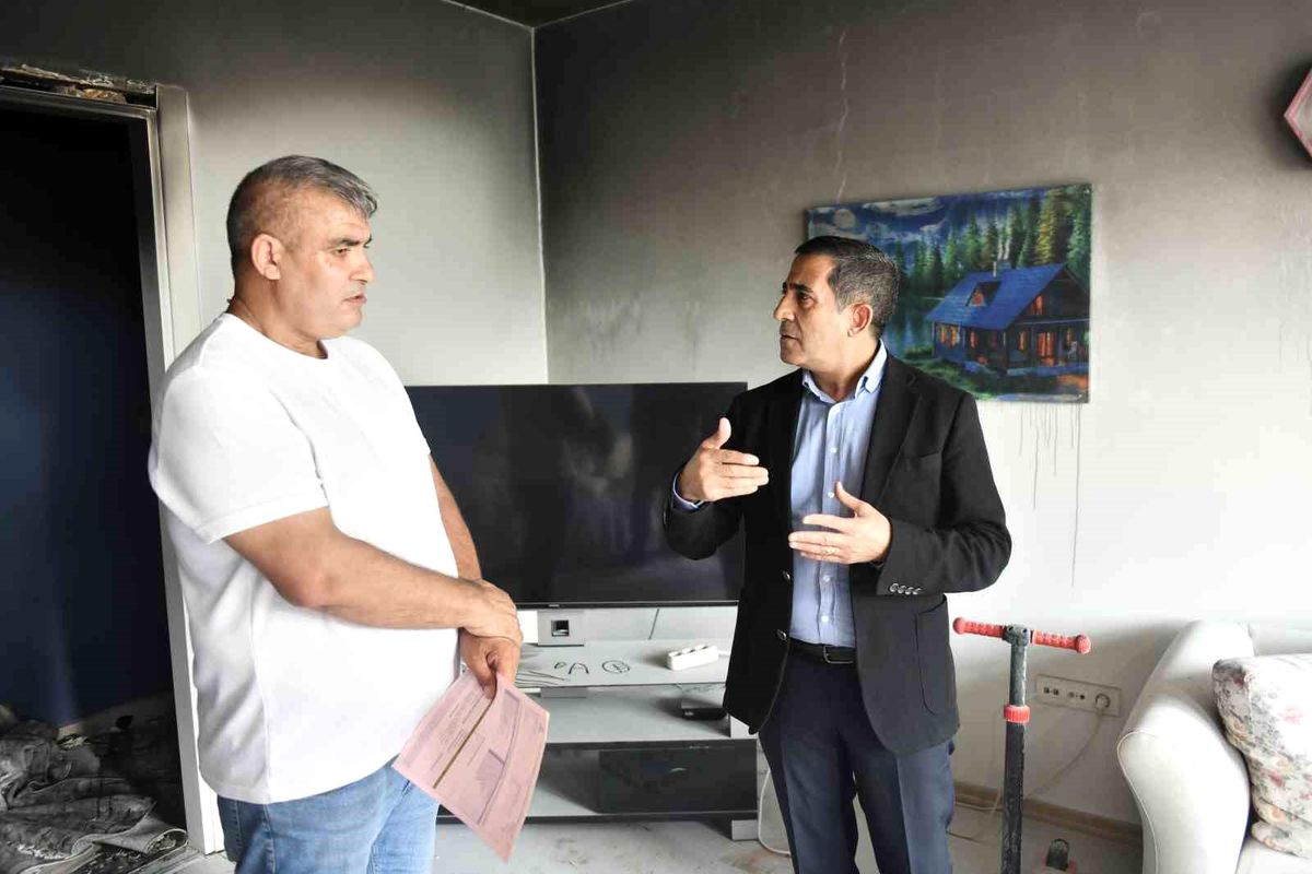 Esenyurt\'ta Yangın Sonrası Aileye Yardım Eli Uzatıldı
