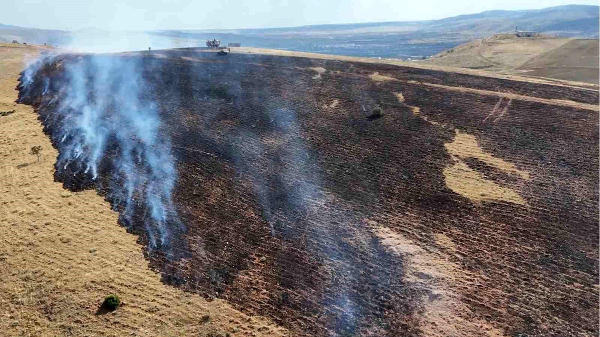 Kırıkkale\'de Mangal Yangını: 3 Bin Dönümlük Arazide Tahribat