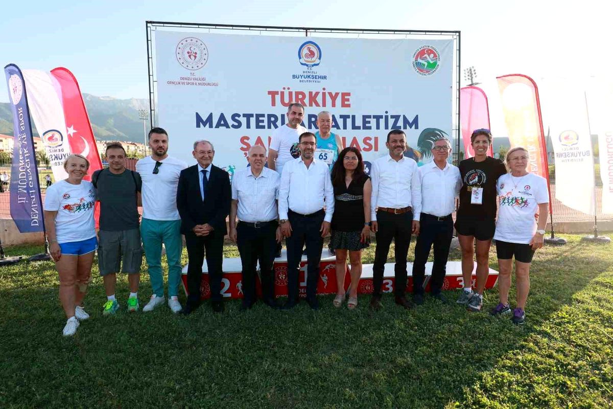 Atletizm Masterlar Türkiye Şampiyonası Denizli\'de Yapıldı