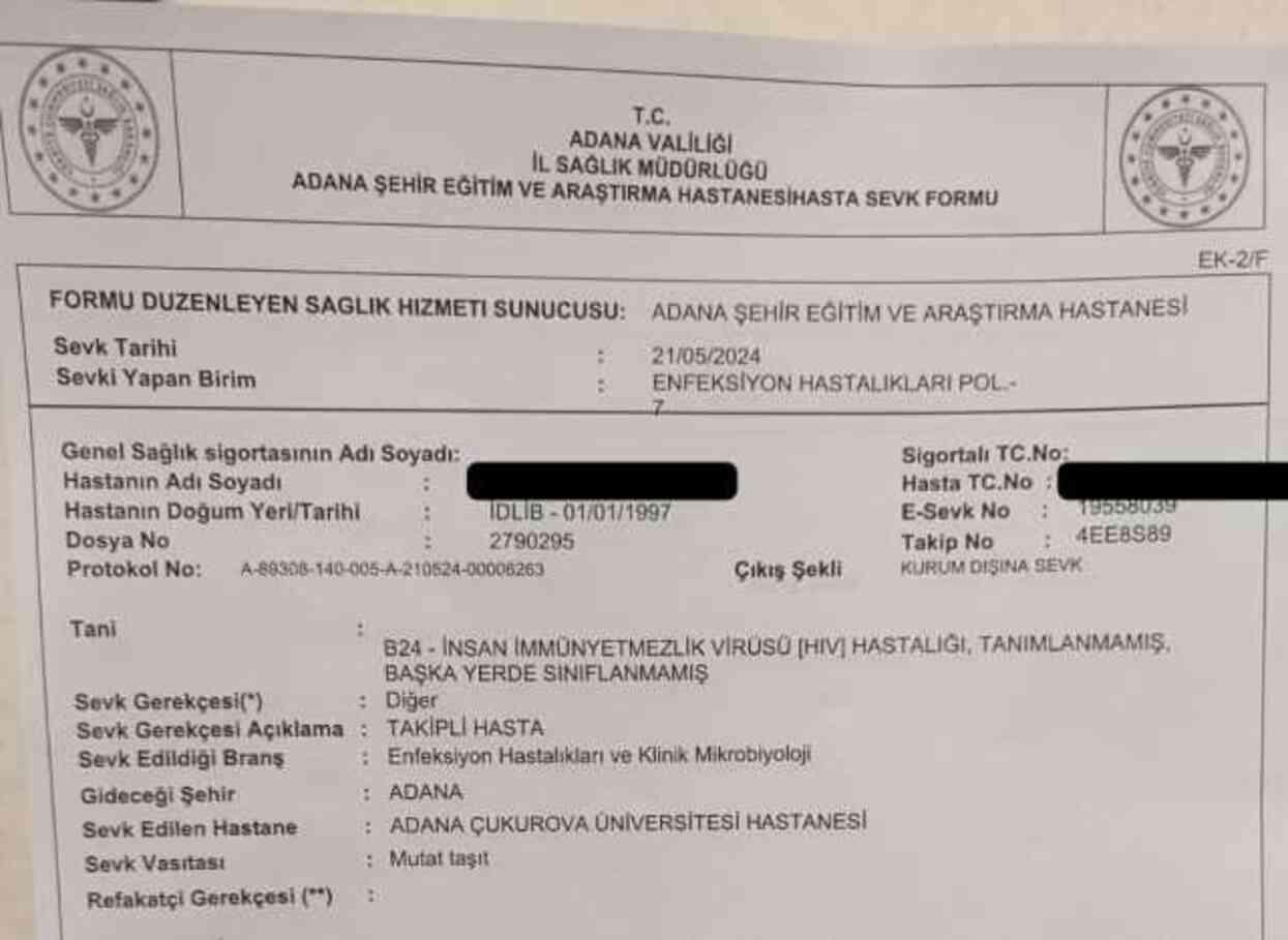 1997 doğumlu Suriyeli trans bireyle ilgili rapor, Adana'yı karıştırdı