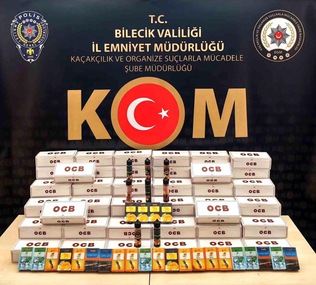 Bilecik\'te Kaçakçılık Operasyonu: Çok Sayıda Bandrolsüz Tütün ve Tütün Mamulü Ele Geçirildi