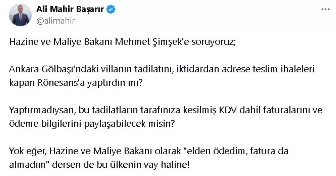 Bakan Şimşek\'in evinde son 10 yılda tadilat yapılmadı