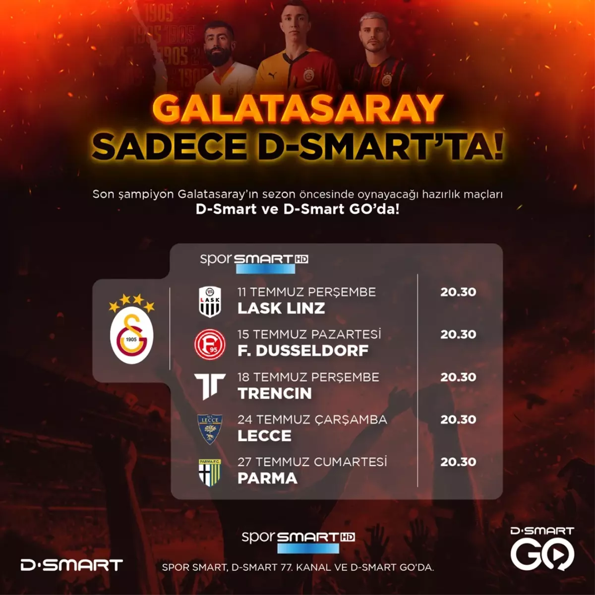 Galatasaray, Avusturya\'ya gitti