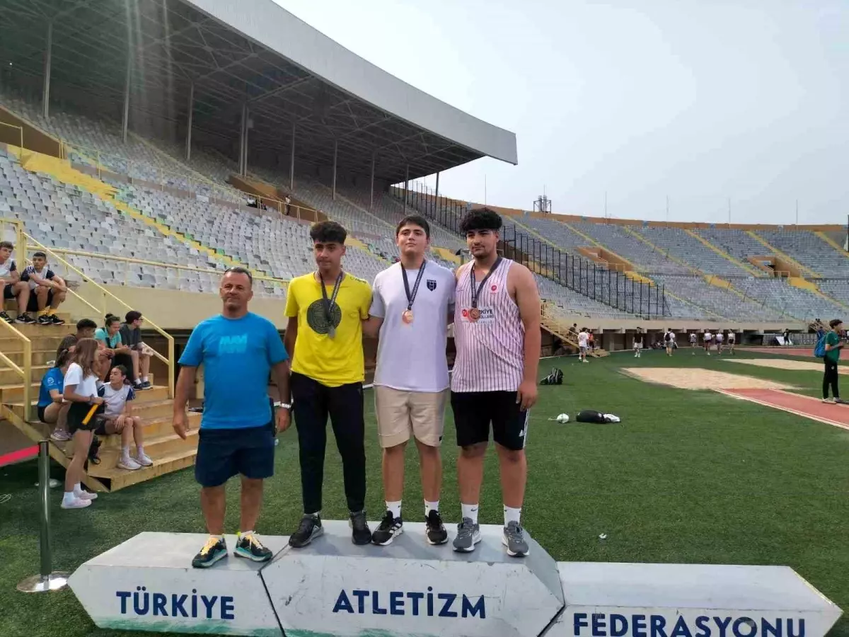 Tokatlı genç atletler şampiyonada altın ve gümüş madalya kazandı