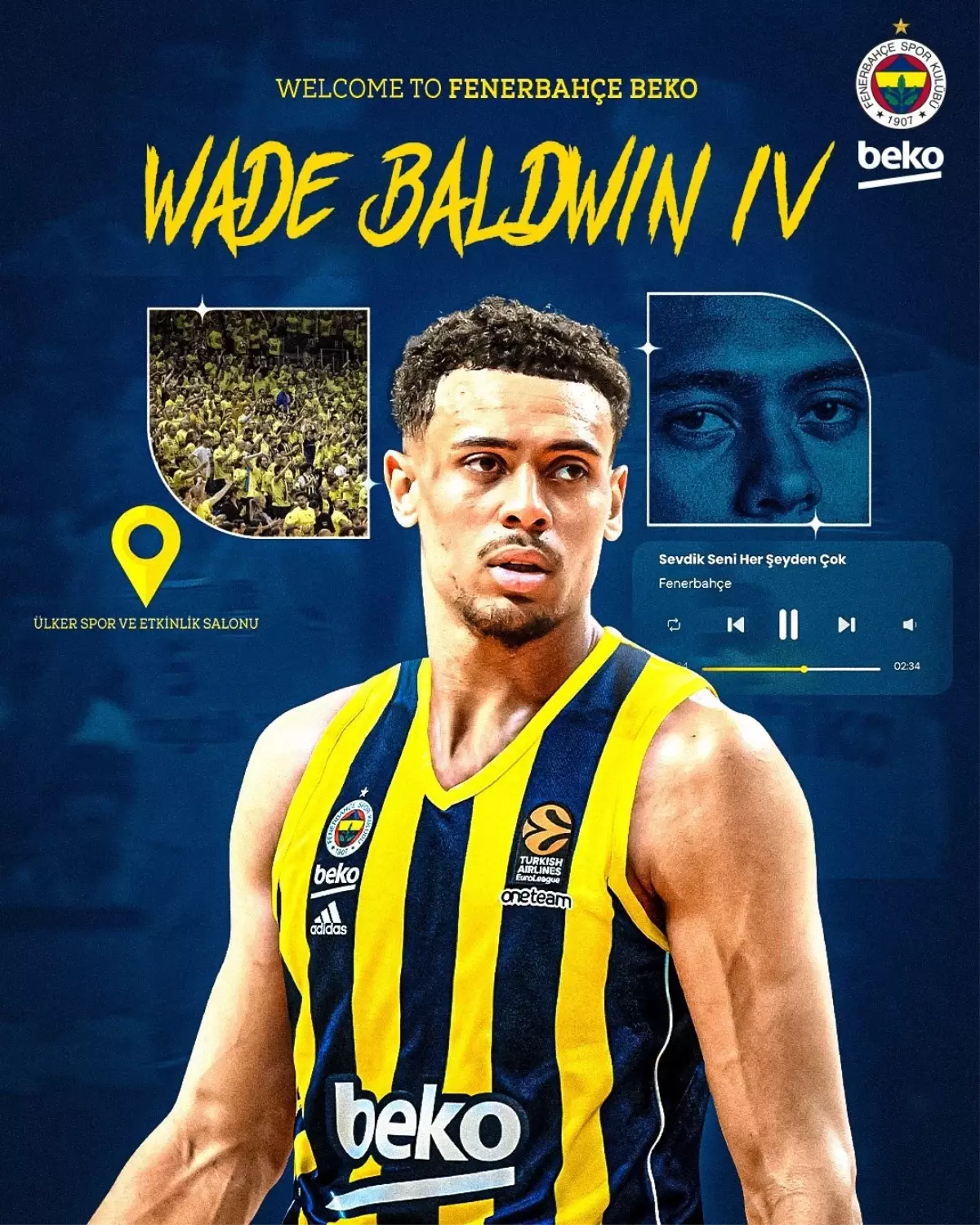 Fenerbahçe Beko, Wade Baldwin IV ile anlaştı