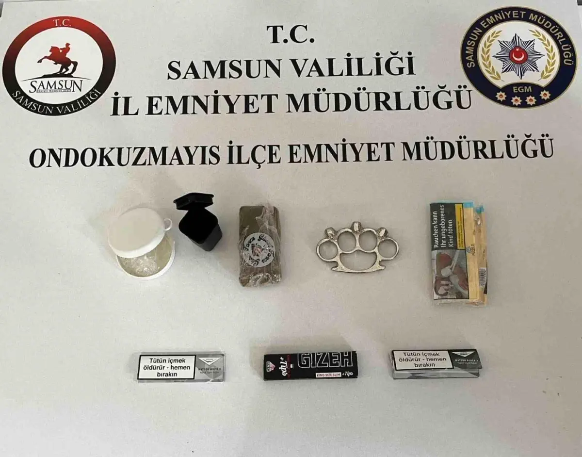 Samsun\'da Üst Aramasında Uyuşturucu Madde Ele Geçirildi