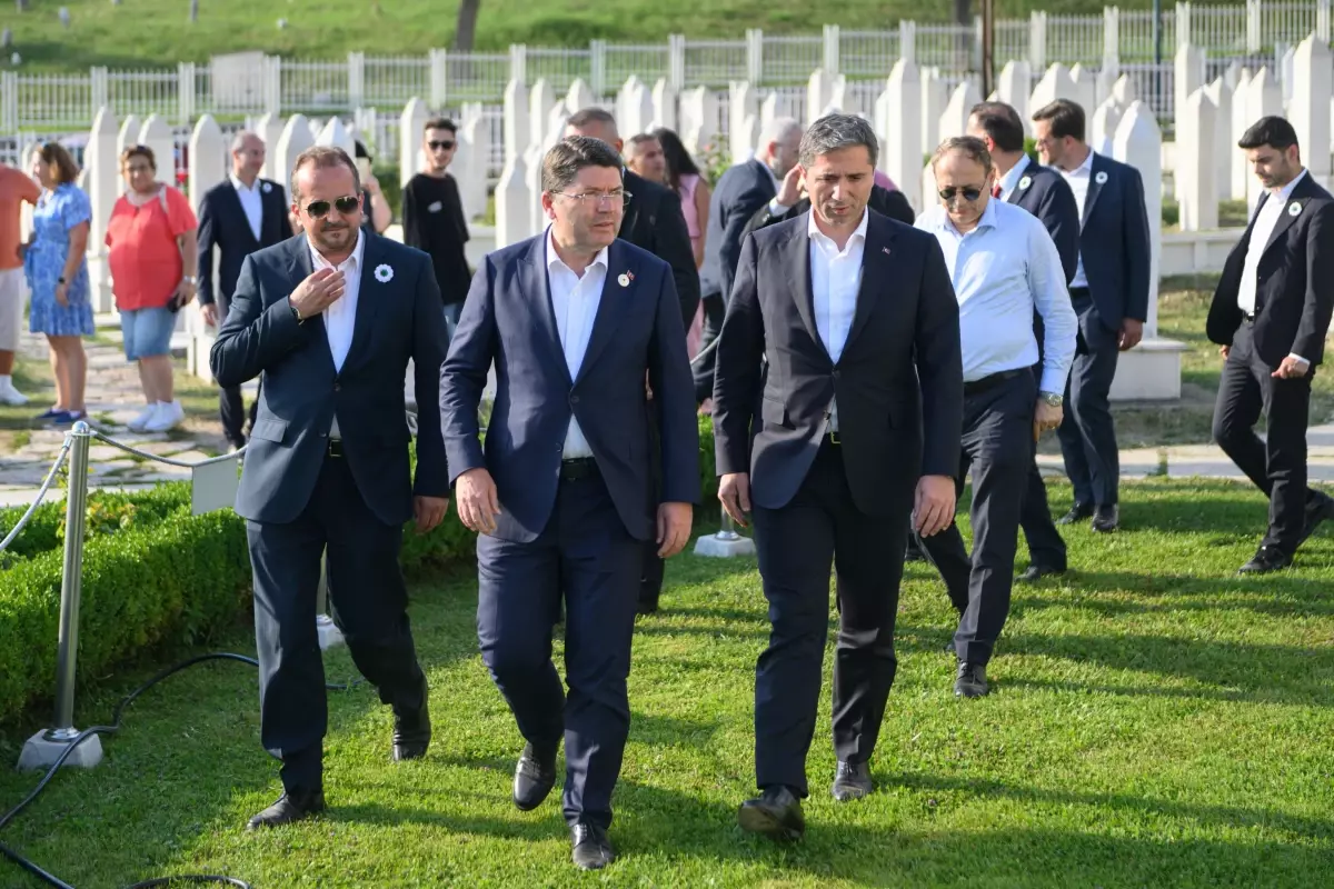 Adalet Bakanı Yılmaz Tunç, Bosna Hersek\'te Srebrenitsa katliamının 29. yılı anma programına katıldı