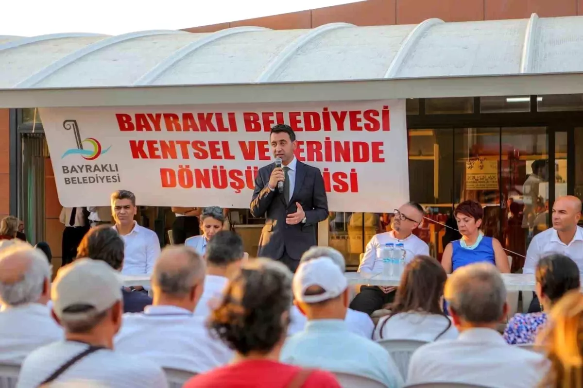 Bayraklı Belediye Başkanı İrfan Önal, Kentsel Dönüşüm Ofislerini Hizmete Açtı