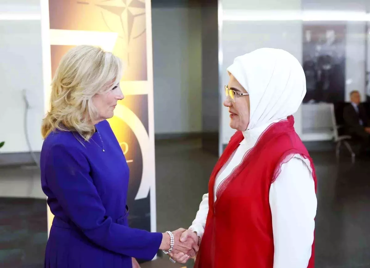 Emine Erdoğan, Jill Biden\'ın ev sahipliğindeki resepsiyona katıldı