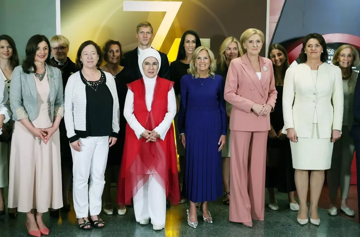 Emine Erdoğan, Jill Biden\'ın ev sahipliğindeki resepsiyona katıldı