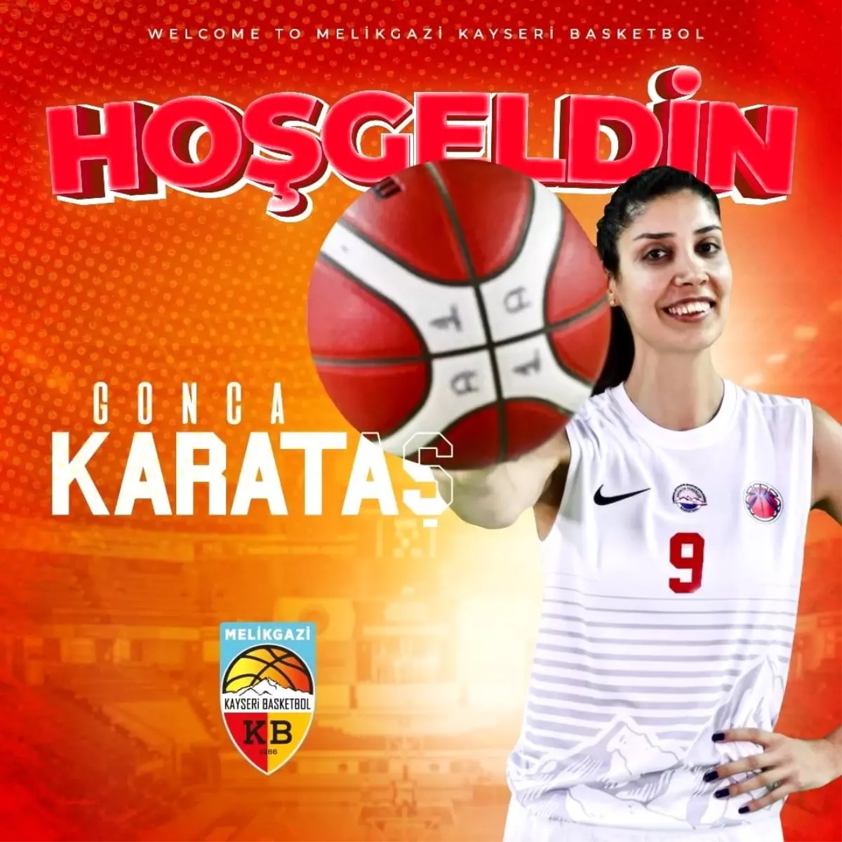 Melikgazi Kayseri Basketbol, Gonca Karataş\'ı kadrosuna kattı