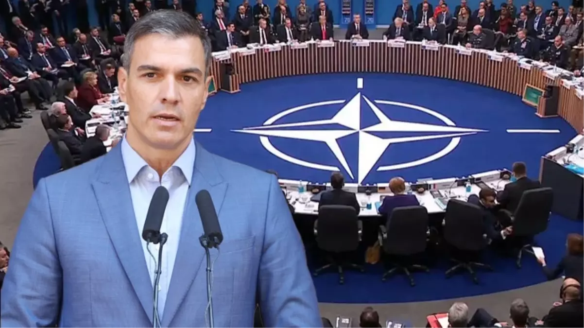 Sanchez\'den NATO Zirvesi\'ne damga vuran Gazze mesajı! Çifte standart vurgusu yaptı