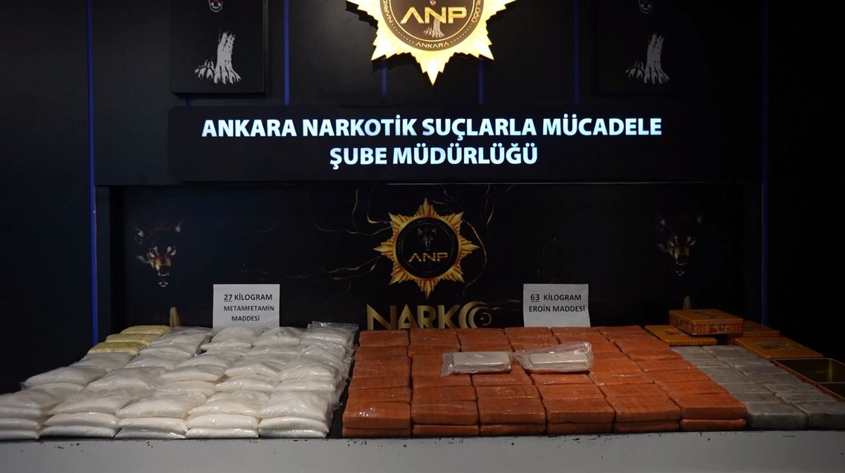 Ankara\'da 90 Kilogram Uyuşturucu Madde Ele Geçirildi