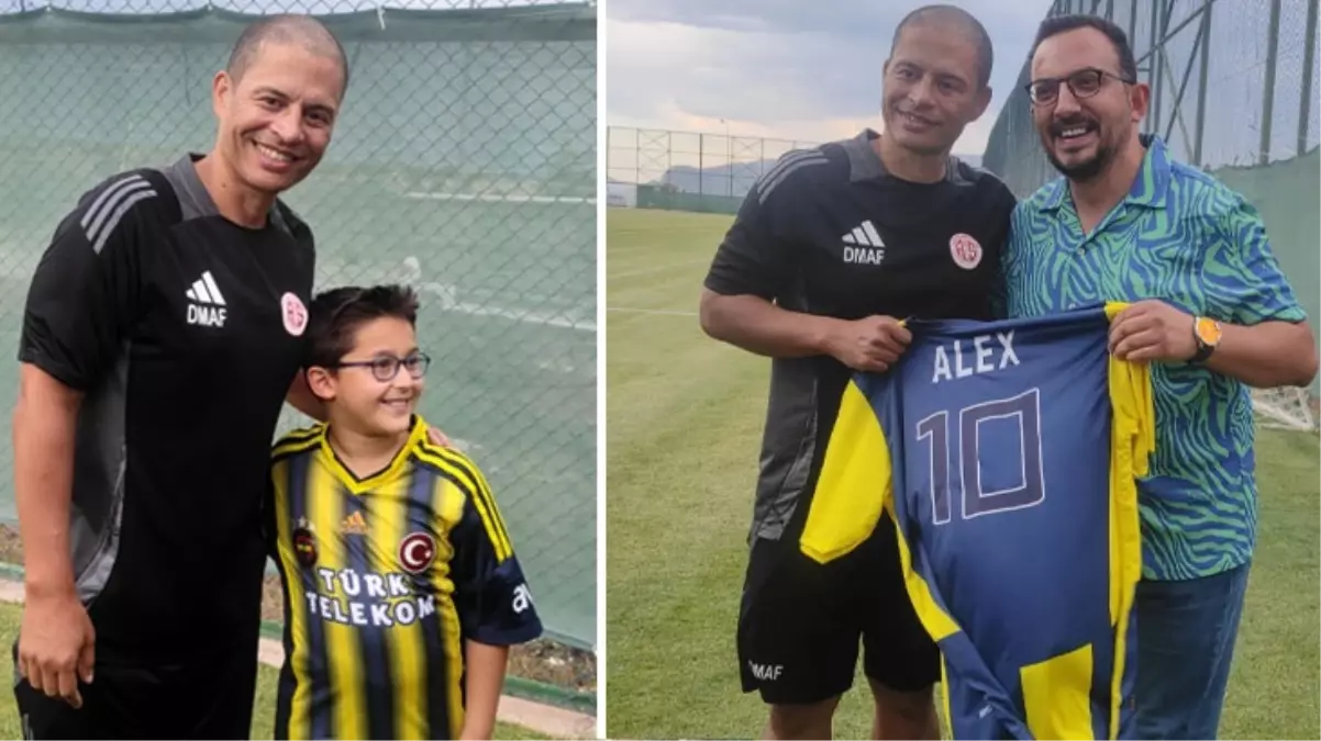 Alex\'in Fenerbahçeli taraftarlarla fotoğraf çektirmesi olay oldu! Antalyaspor\'dan açıklama gecikmedi