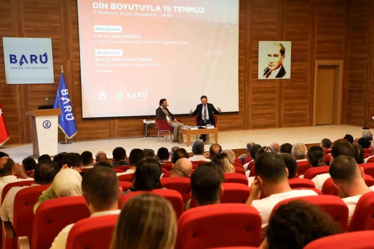 BARÜ\'de 15 Temmuz konferansı