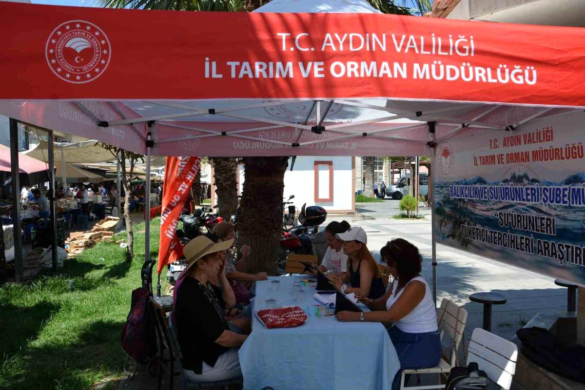 Aydın\'da Su Ürünleri Tüketici Alışkanlıkları Anket Çalışmaları Devam Ediyor