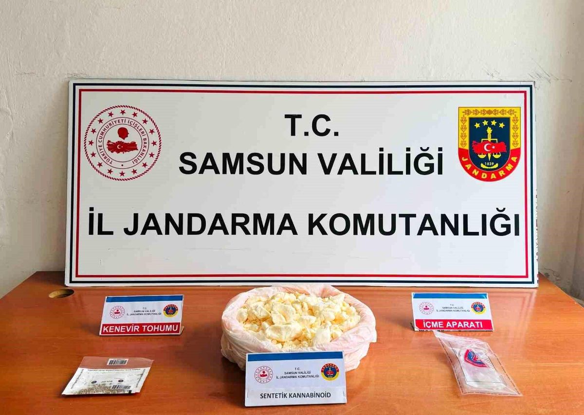 Samsun\'da 4 Kilo Bonzai Ham Maddesi Ele Geçirildi