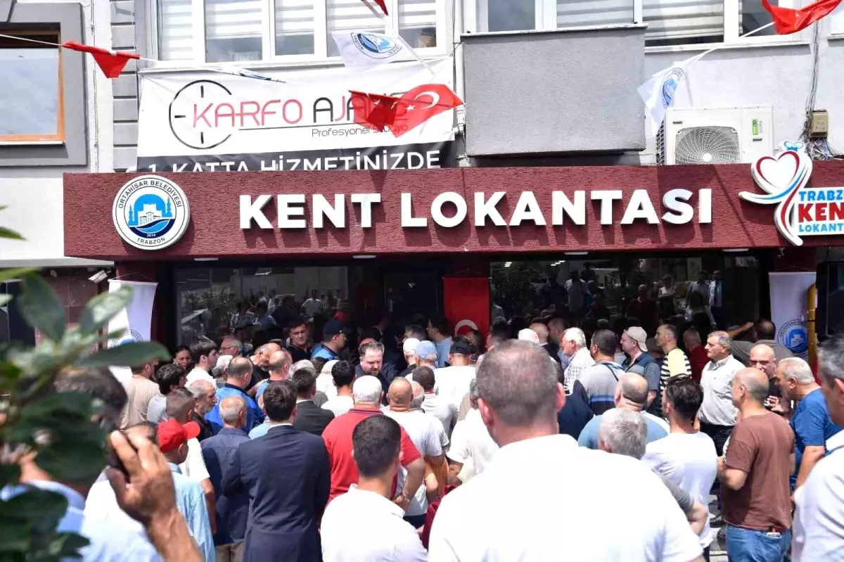 Ortahisar Belediyesi Kent Lokantası Hizmete Açıldı