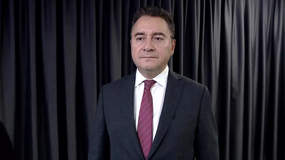 DEVA Partisi Genel Başkanı Ali Babacan\'dan Suriye, TÜİK ve Merkez Bankası açıklamaları