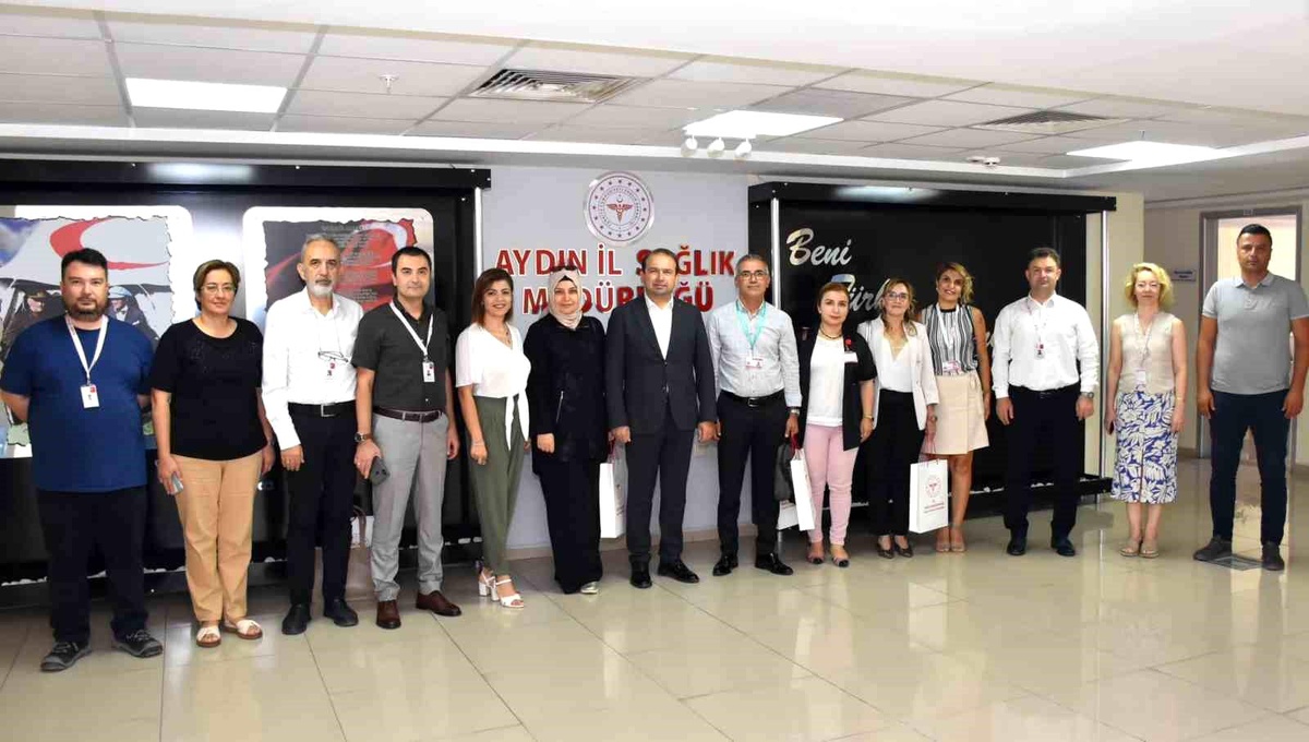 Sağlık Bakanlığı Değerlendiricileri Aydın İl Sağlık Müdürü\'nü ziyaret etti