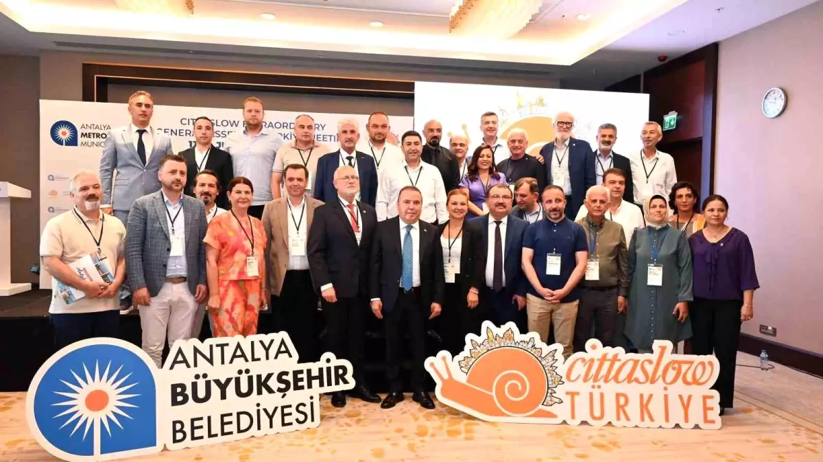 Cittaslow Olağanüstü Türkiye Genel Kurul Toplantısı Antalya\'da Yapıldı