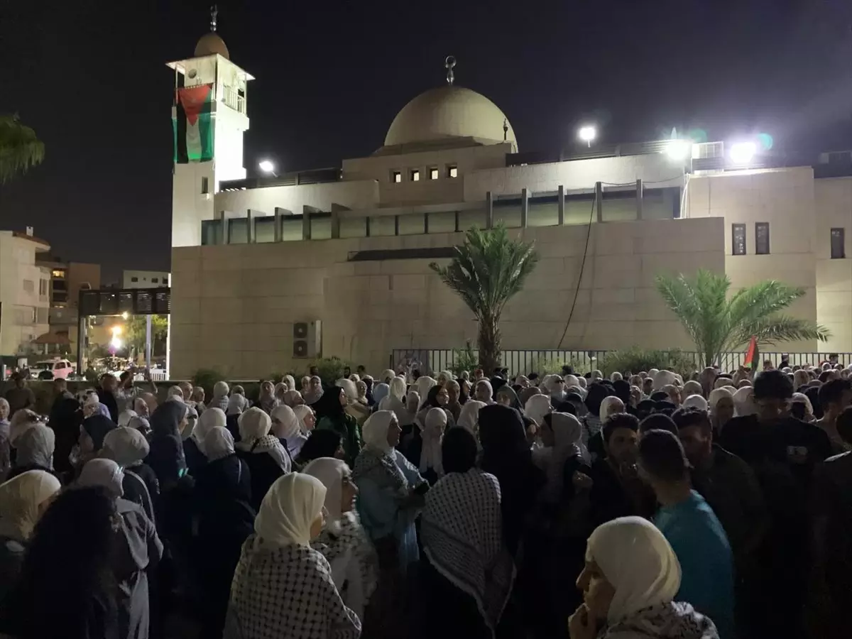 Ürdünlüler İsrail\'in Han Yunus saldırısını protesto etti