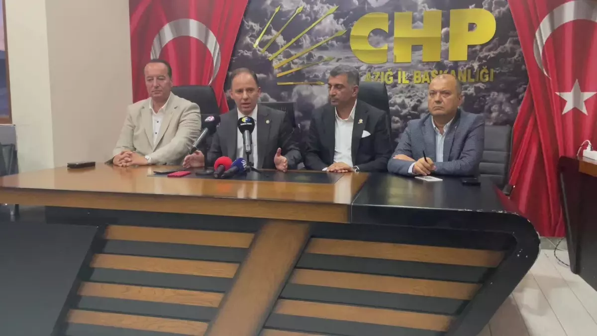 CHP Heyeti Eti Krom İşçilerine Destek İçin Elazığ\'a Geldi