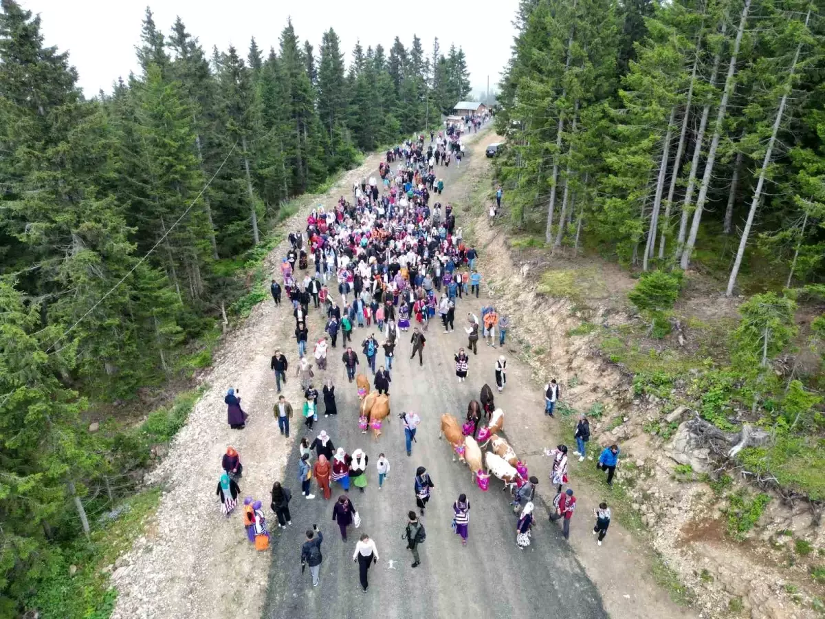 Trabzon\'da Akpınar Büyükoba Yaylası Göç Festivali düzenlendi