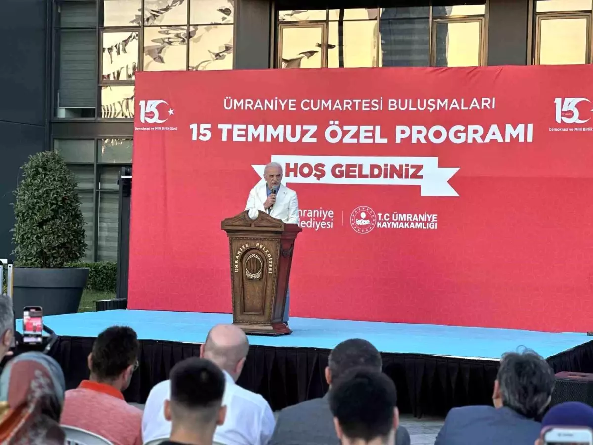 Ümraniye Belediyesi, 15 Temmuz şehit ve gazileri için anma programı düzenledi