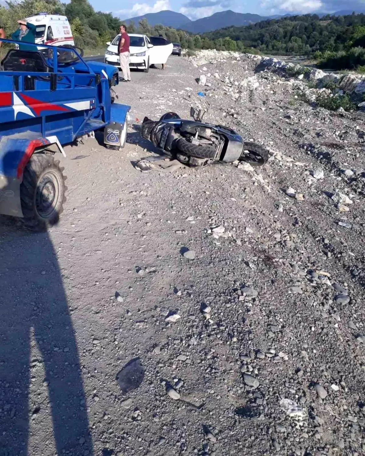 Zonguldak\'ın Alaplı ilçesinde trafik kazası: Bir kişi yaralandı