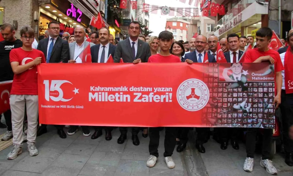 Giresun\'da 15 Temmuz Demokrasi ve Milli Birlik Günü Anma Etkinlikleri Düzenlendi