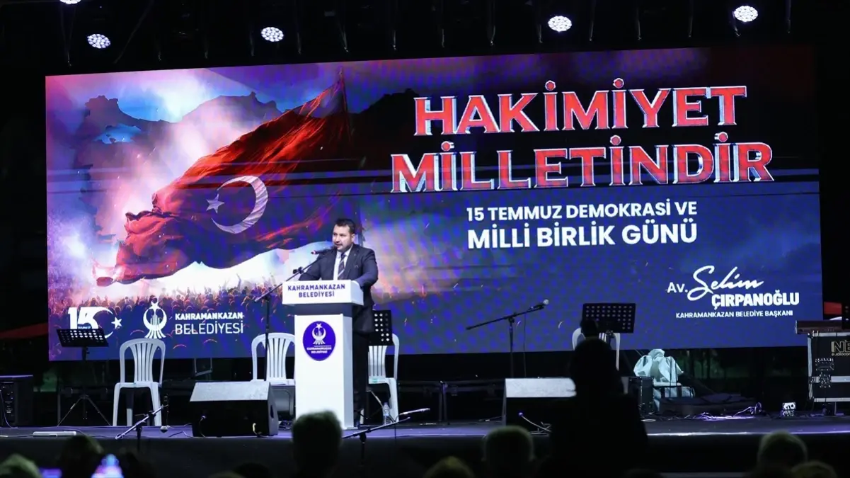 Kahramankazan\'da "15 Temmuz Demokrasi ve Milli Birlik Günü" etkinliği düzenlendi